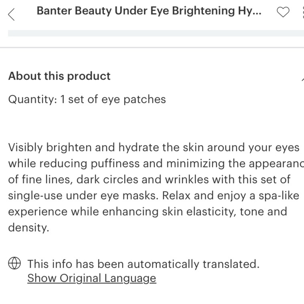 Banter Eye Mask - Picture 3 of 3